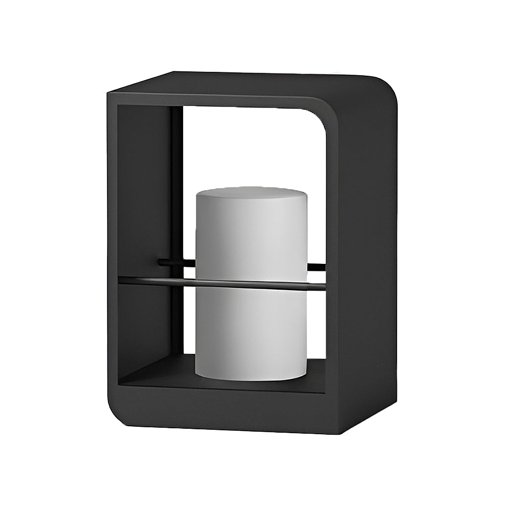 Black Lantern Outdoor Waterproof Rectangular Frame Light