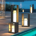 Black Lantern Outdoor Waterproof Rectangular Frame Light