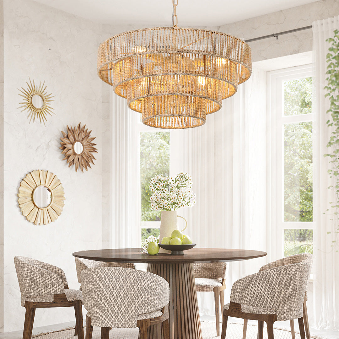 Japanese Zen Chandelier | Creative Ceiling Lights | Art-Inspired Design | Tranquil Home Decor | Unique Pendant Lighting