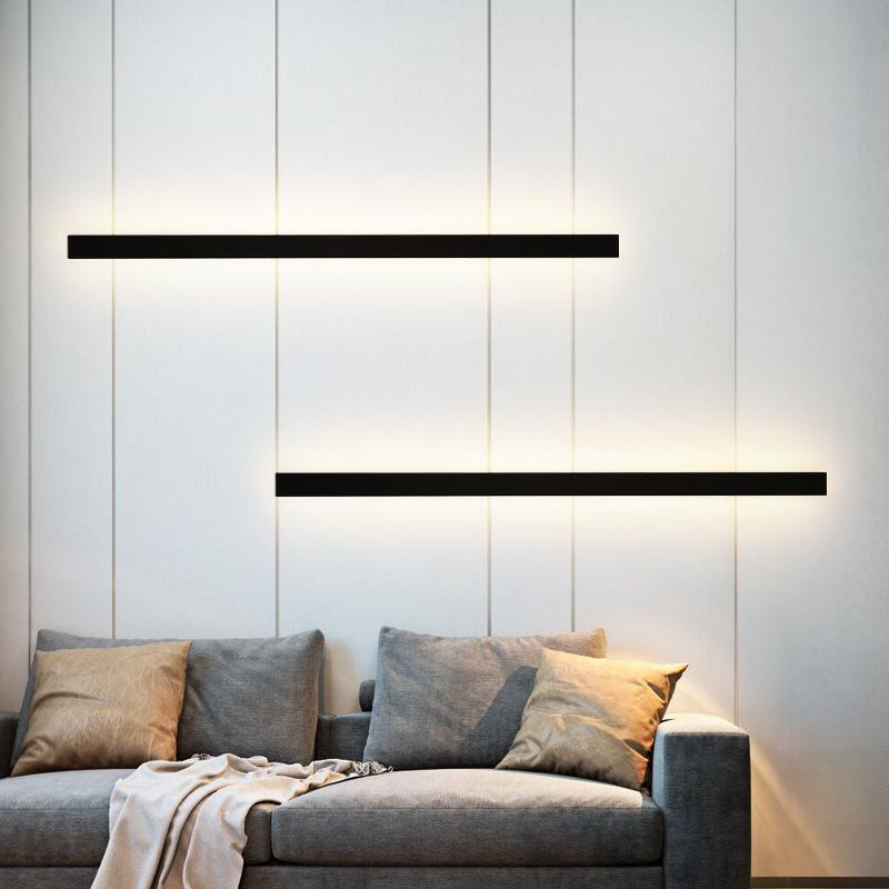 Black Waterproof Metal LED Wall Sconce Modern Outdoor Light