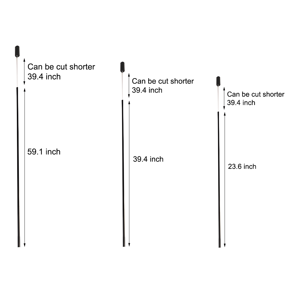 Black Vertical Linear LED Pendant Light