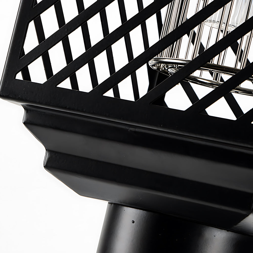 Compact Solar-Powered Black Landscape Lighting - Waterproof Stainless Steel Outdoor Fixtures