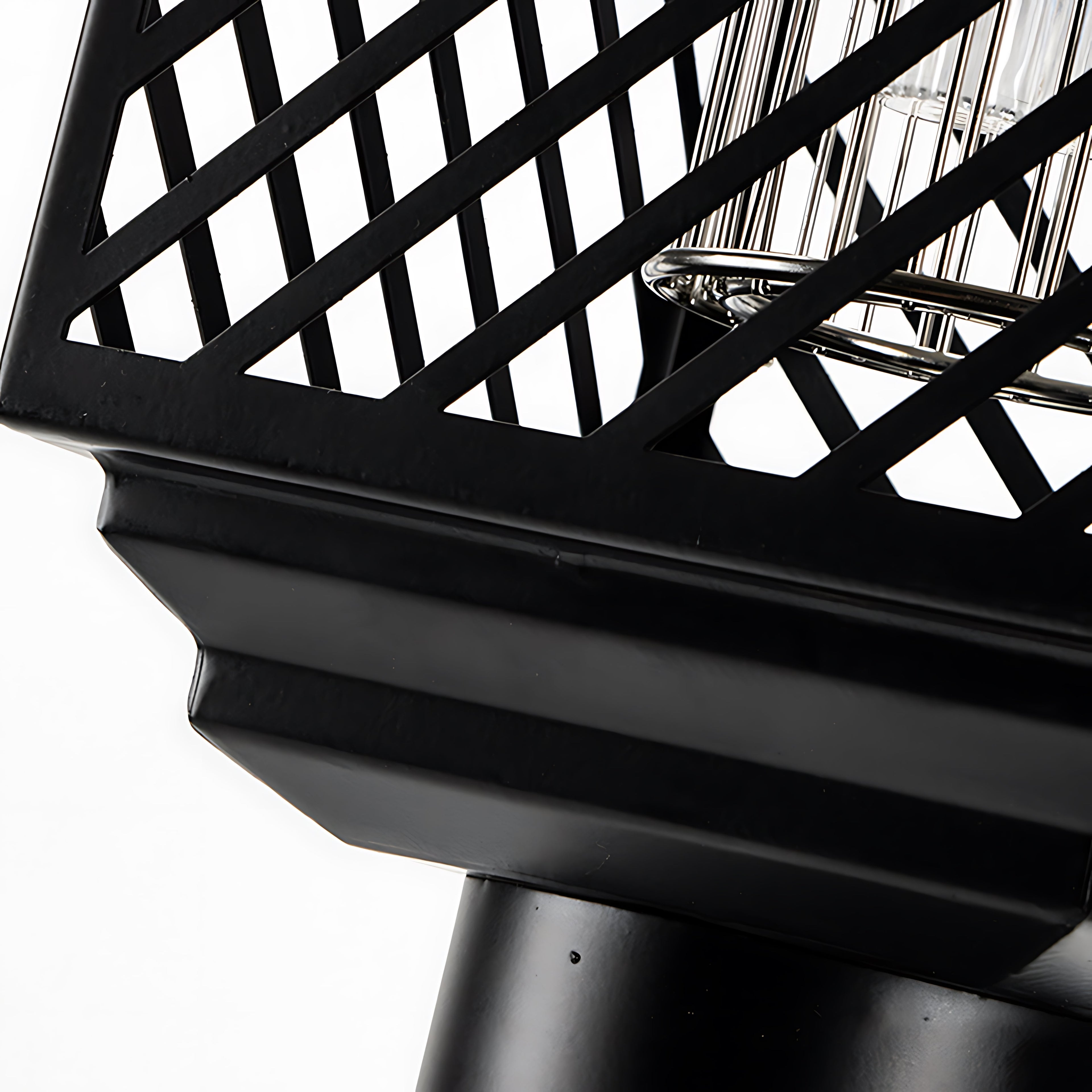 Compact Solar-Powered Black Landscape Lighting - Waterproof Stainless Steel Outdoor Fixtures