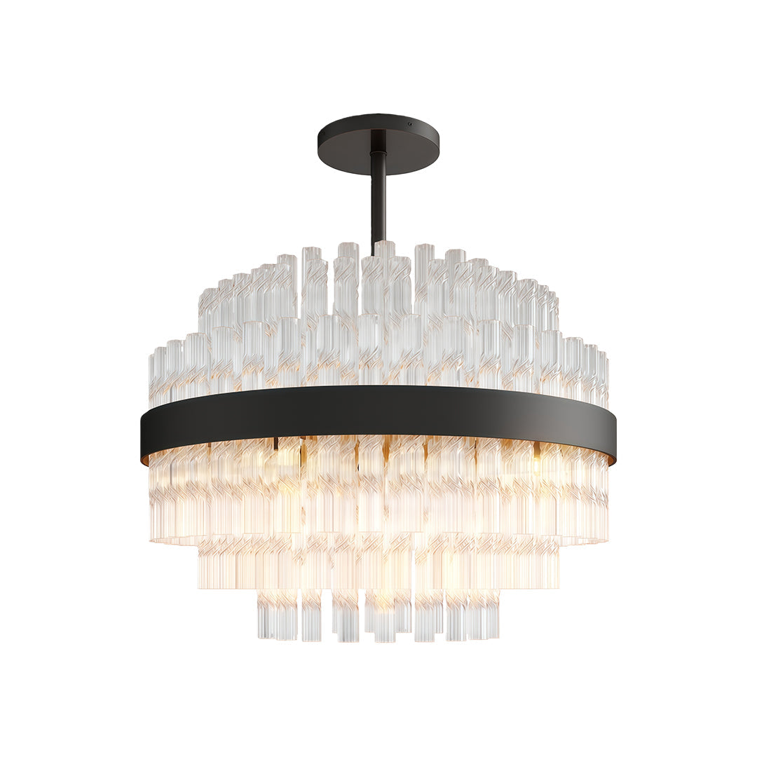 Industrial Modern Copper Chandelier - Luxury Ceiling Light Fixture