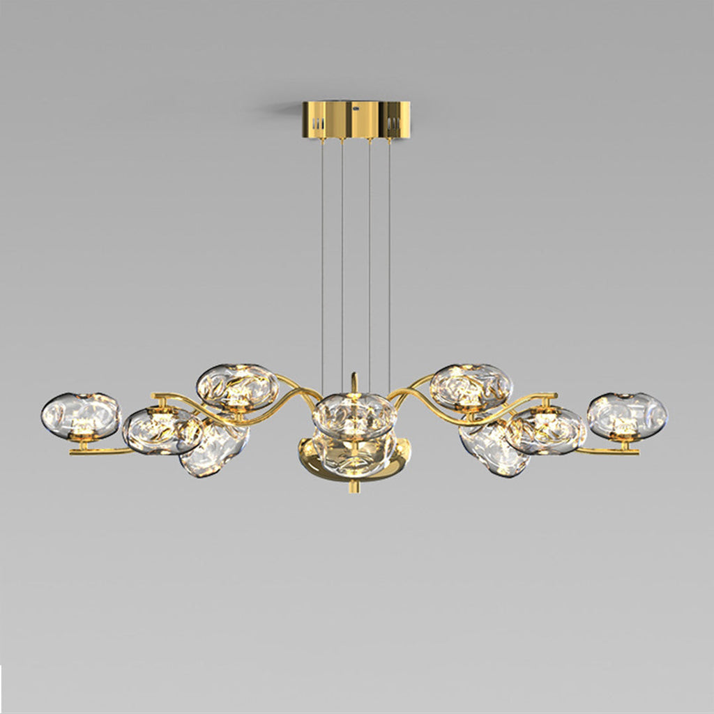 Modern Full Spectrum LED Chandelier - Magic Bean Glass Light
