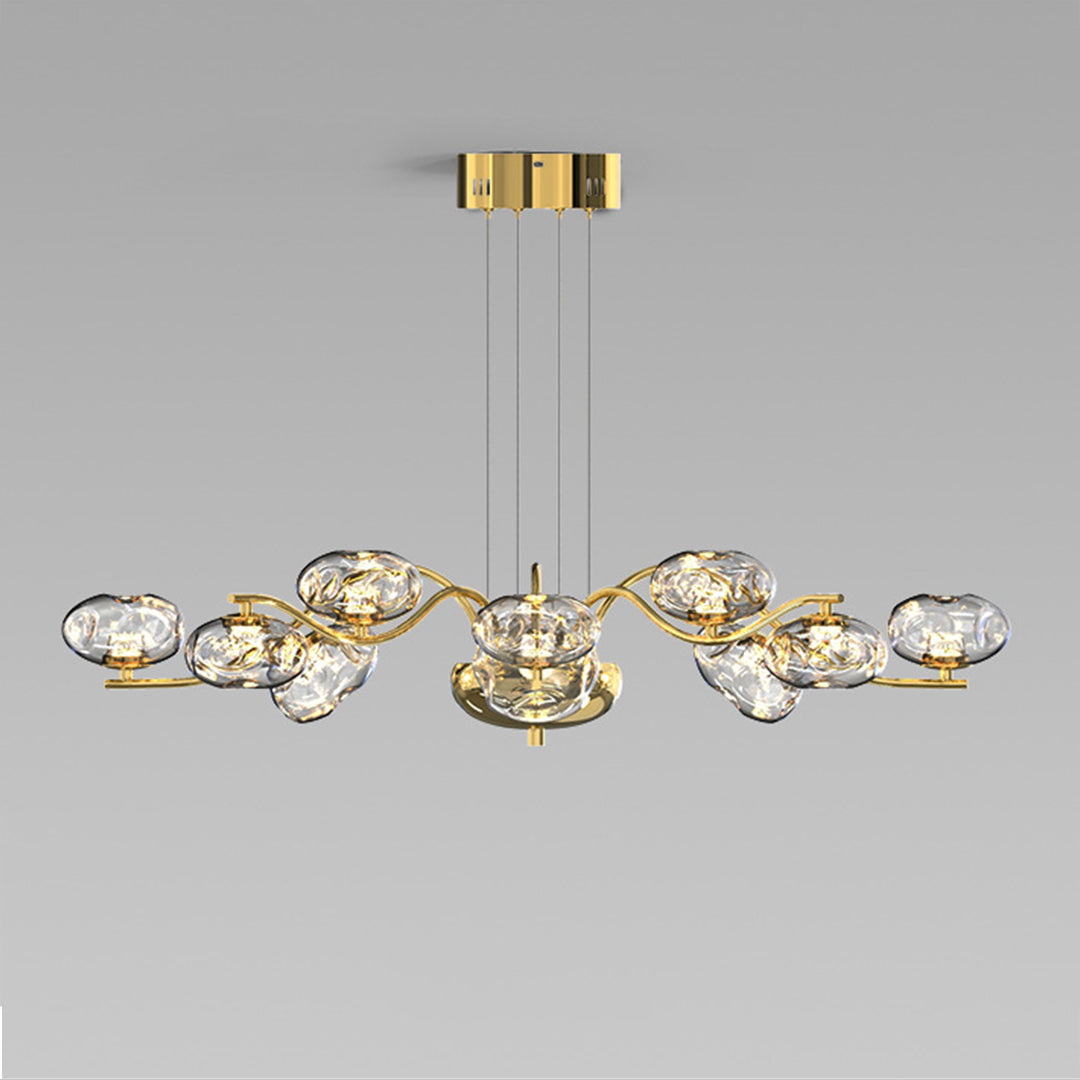 Modern Full Spectrum LED Chandelier - Magic Bean Glass Light