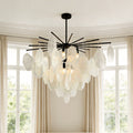 Mother of Pearl Chandelier Minimalist Metal Ceiling Light