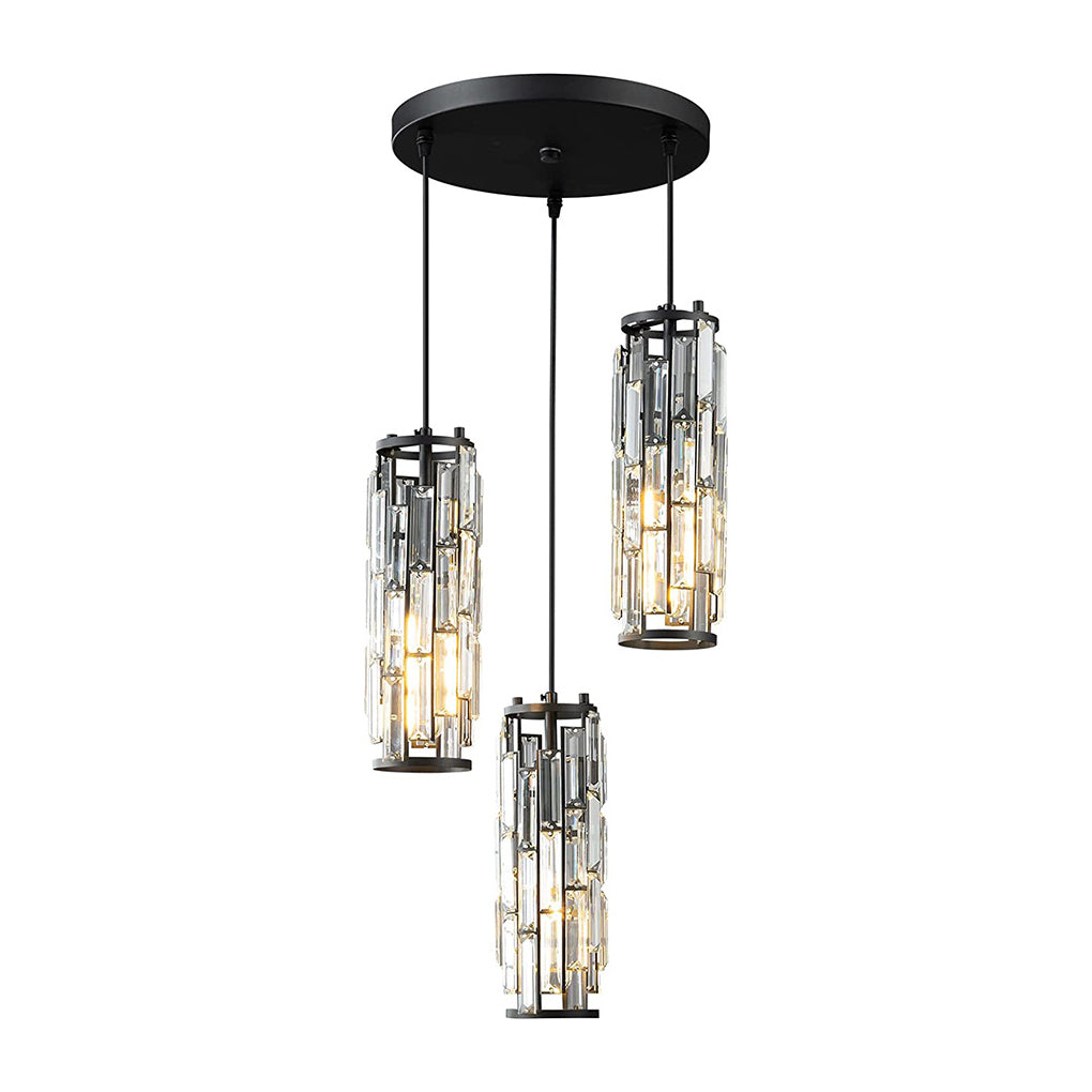 Mini Crystal Island Pendant Light - Creative Art Ceiling Fixture for Modern Spaces