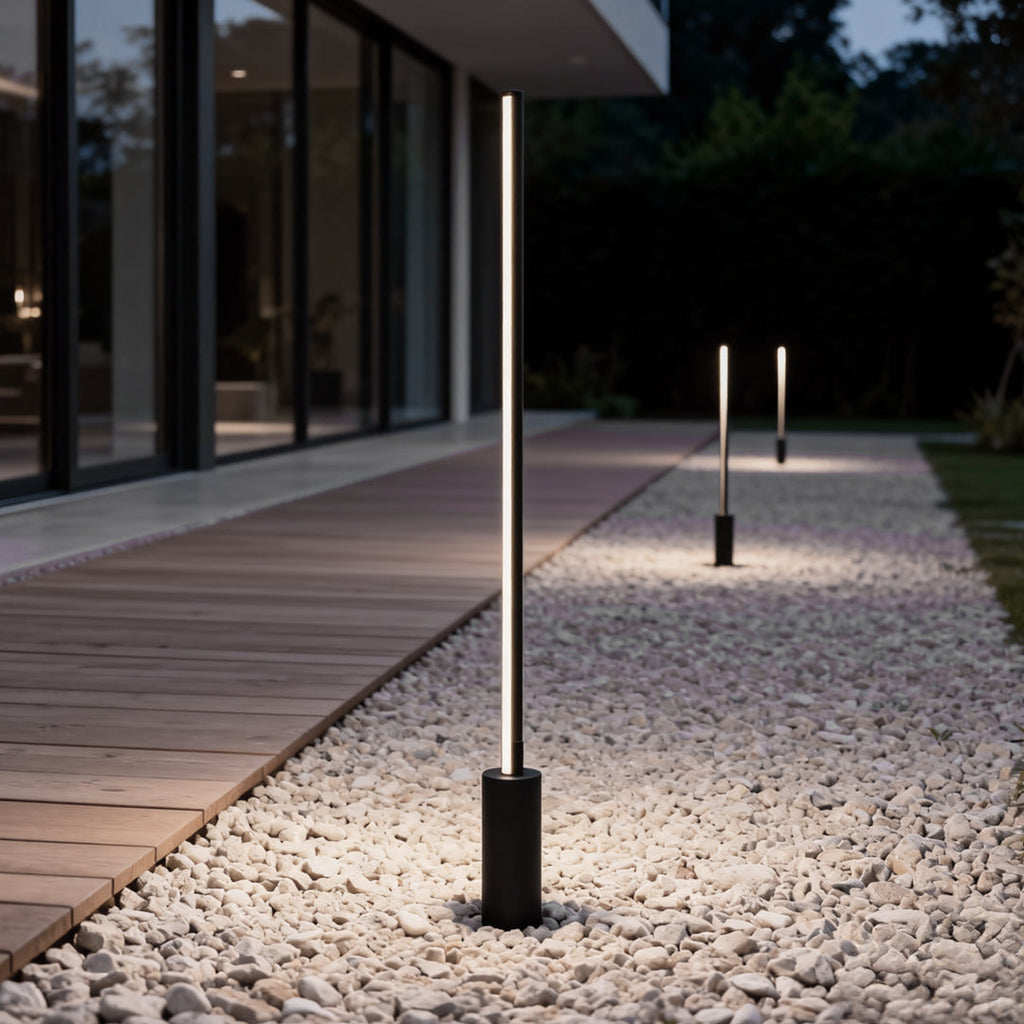 Contemporary Waterproof LED Outdoor Linear Floor Lamp