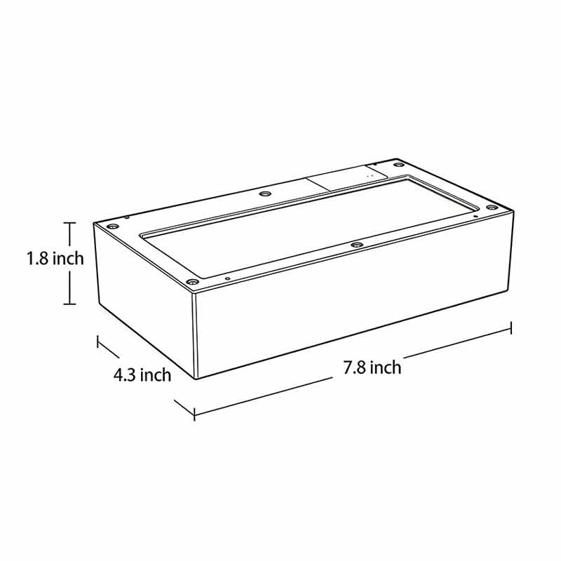 Black Motion Sensor Outdoor Wall Light - Waterproof LED Solar Light