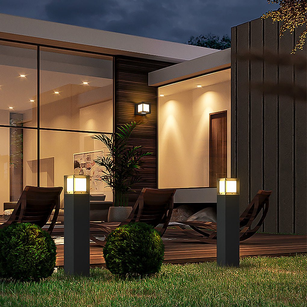 Classic LED Tall Bollard Lights - Sleek Weatherproof Path Lighting for Landscape