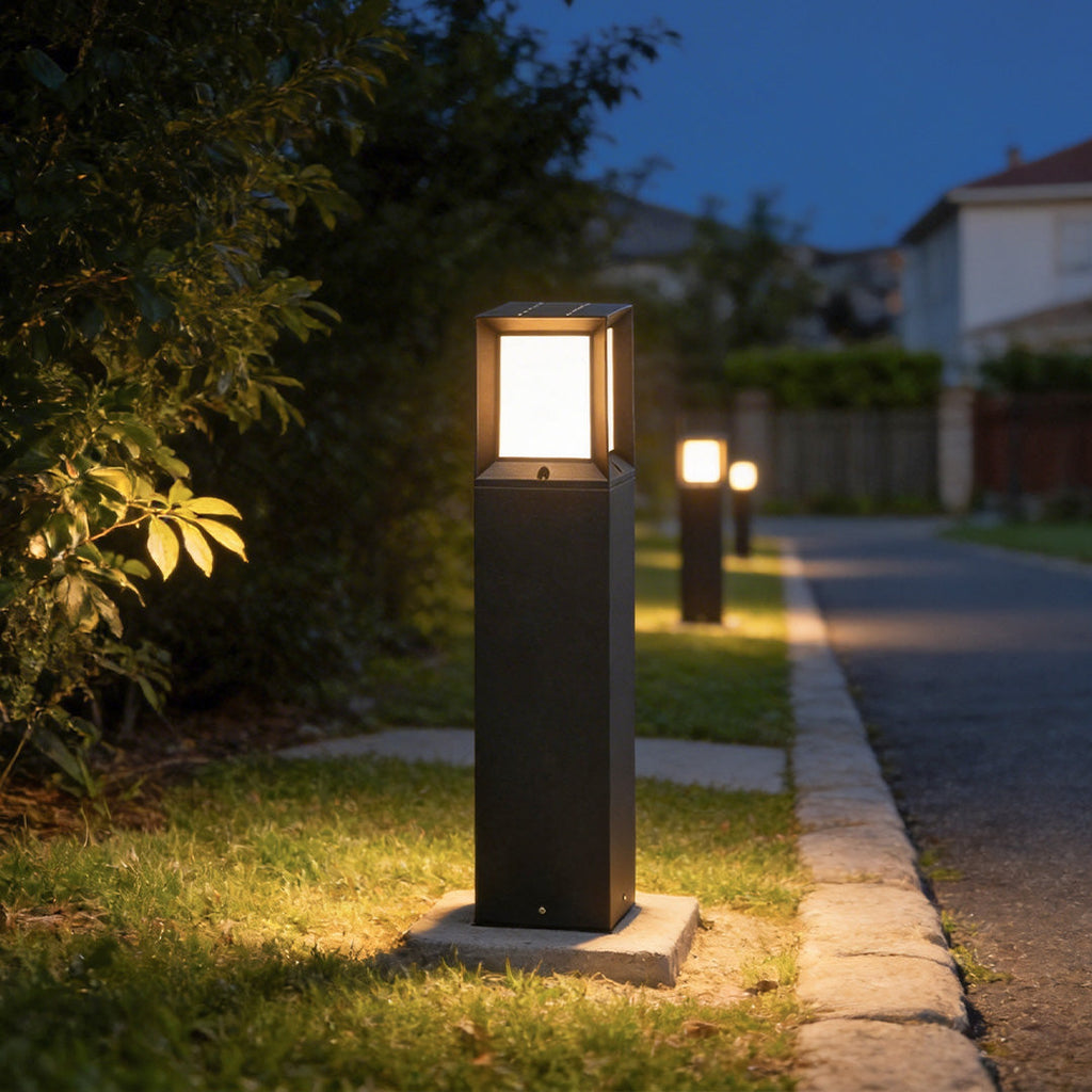Classic LED Tall Bollard Lights - Sleek Weatherproof Path Lighting for Landscape