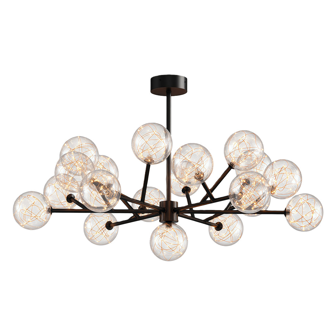 Modern Glass Globe Chandelier - Sky Star Ceiling Light