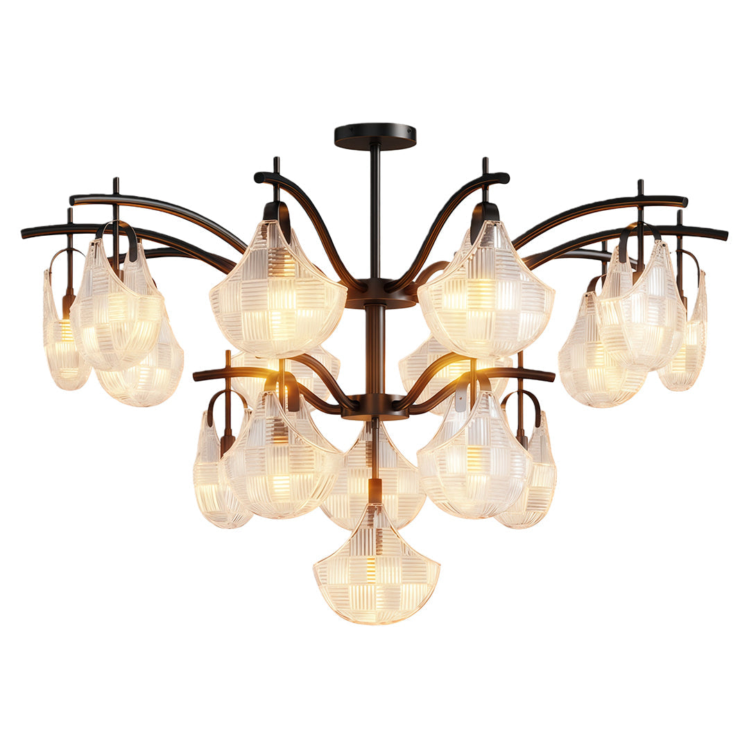 Shell Chandelier Light - Modern Luxury Ceiling Fixture, Creative Design, Elegant Home Lighting