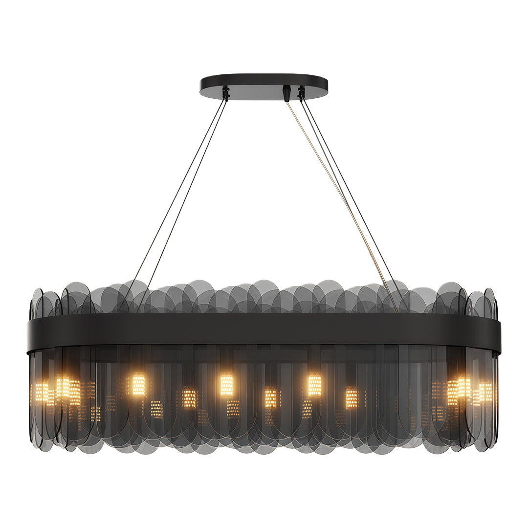 Modern Traditional Luxury Glass Chandelier Ceiling Light