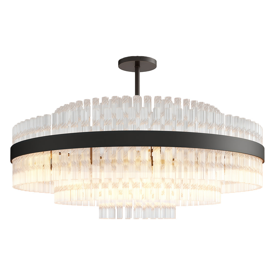 Industrial Modern Copper Chandelier - Luxury Ceiling Light Fixture