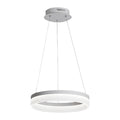 Black Ring Pendant Light - Modern Aluminum LED Ceiling Fixture