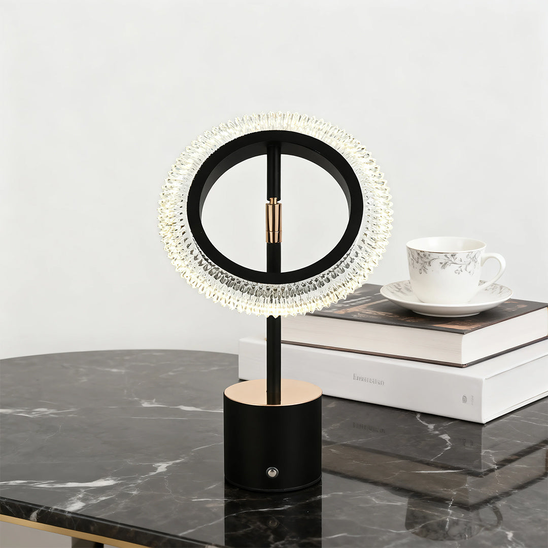Ring Table Lamp - Minimalist Modern Design with Touch Charging

Enhance your space with this stylish ring table lamp, featuring a sleek minimalist design and innovative touch charging capabilities. Perfect for contemporary decor, this modern lighting solu