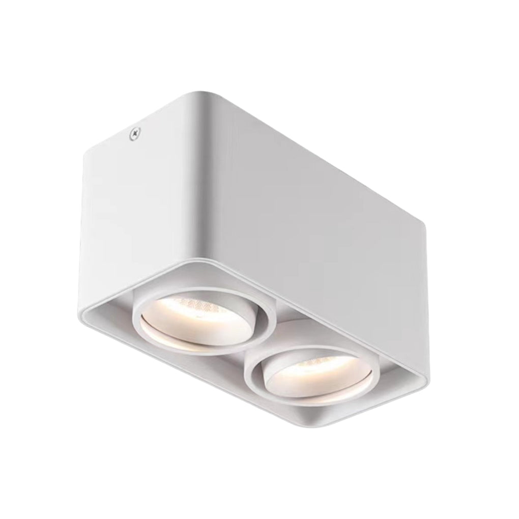 Square LED Ceiling Grid Light - Surface Mounted Spot Light for Home & Office