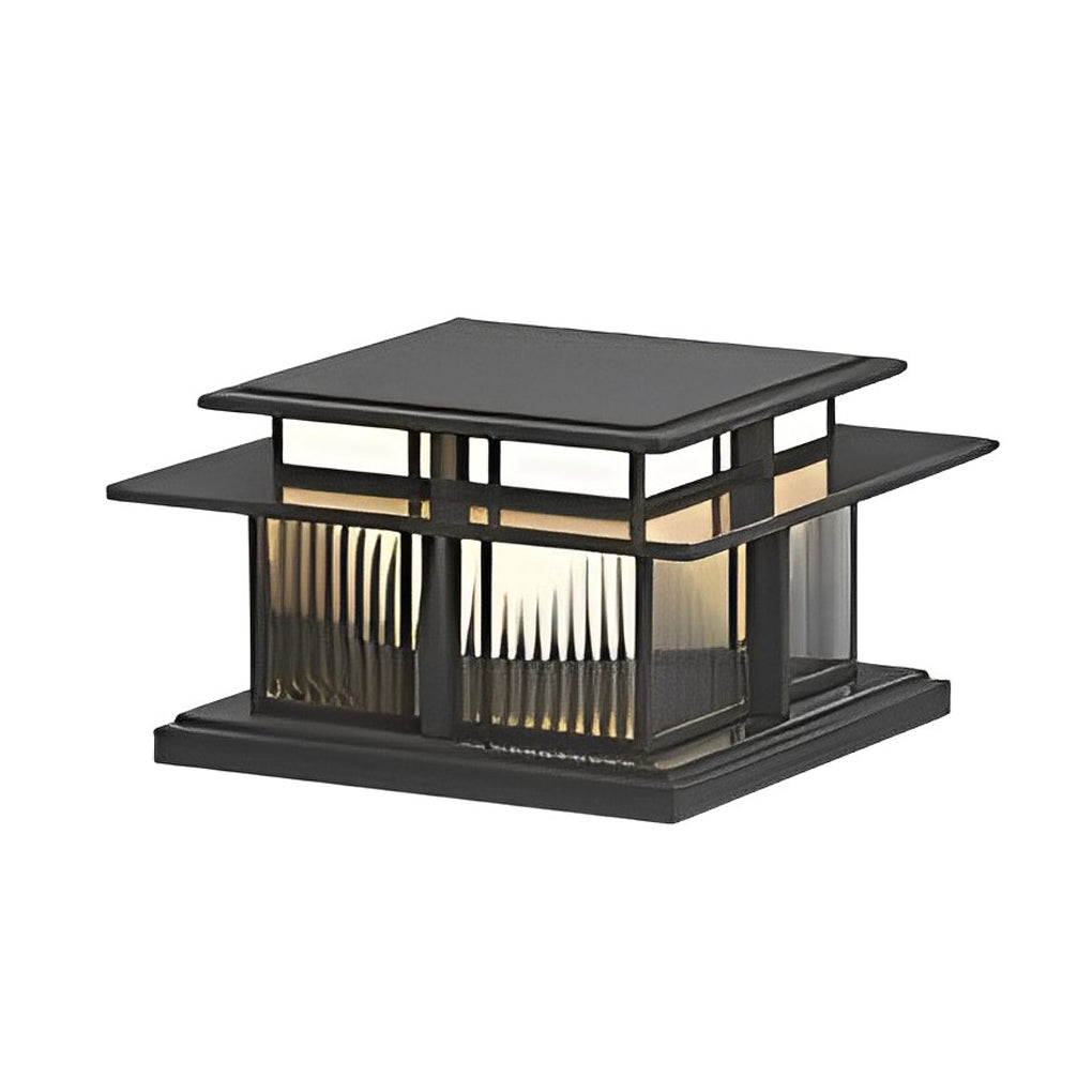 Modern Waterproof LED Porch Pillar Lights Outdoor Decor