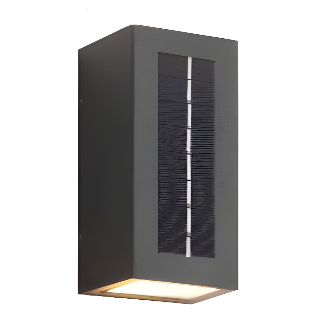 Black Up Down Wall Light - Modern Waterproof LED Fixture for Exterior & Interior Use