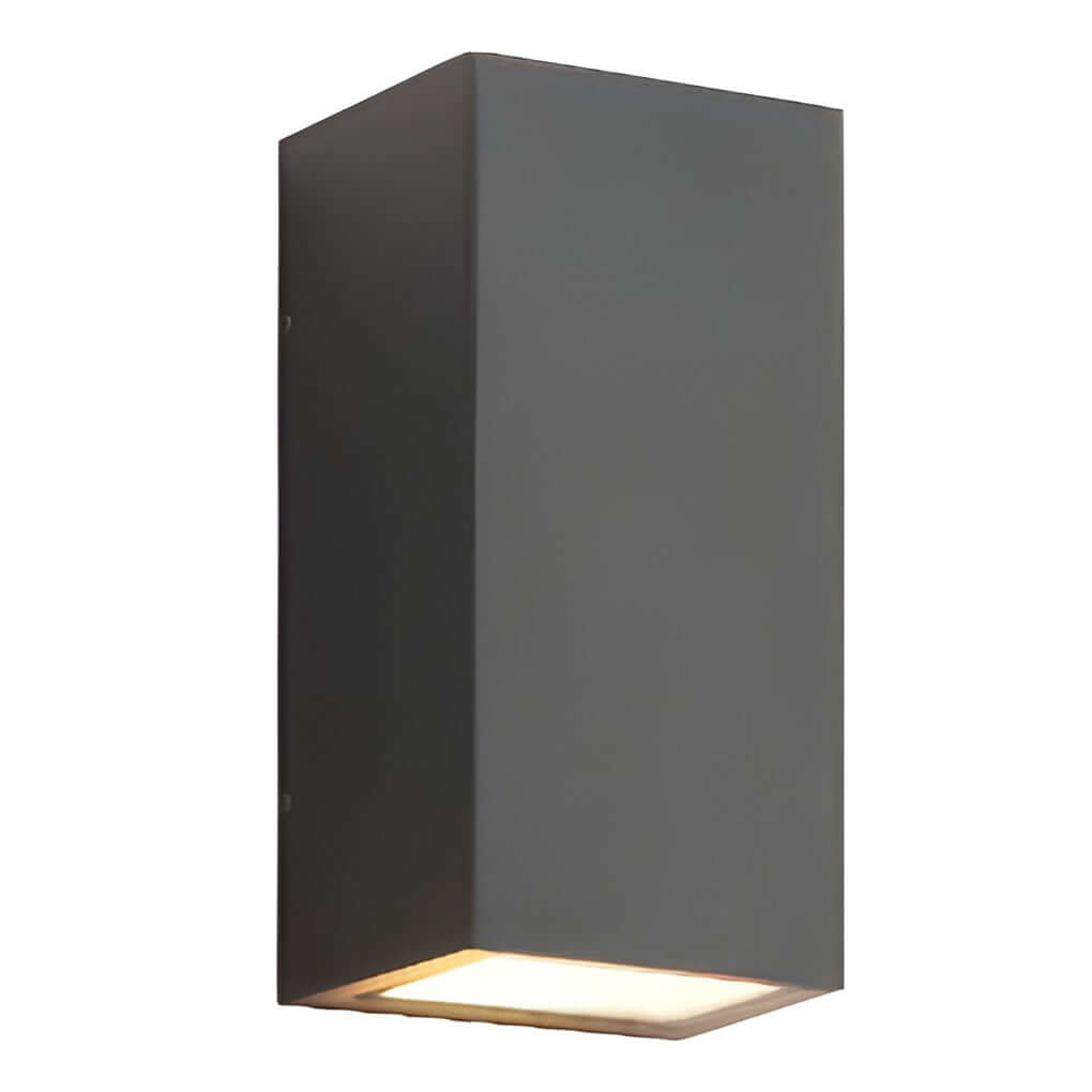 Black Up Down Wall Light - Modern Waterproof LED Fixture for Exterior & Interior Use