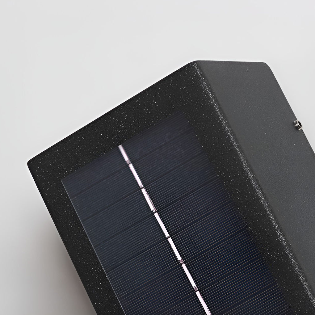Black Up Down Waterproof LED Wall Light - Modern Exterior Lighting
