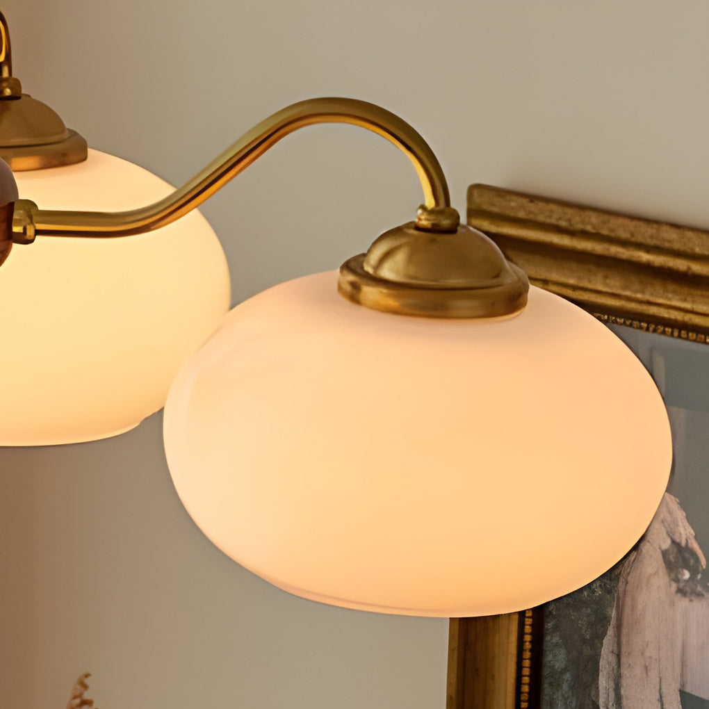 Black Walnut Brass Chandelier LED Nordic Ceiling Light