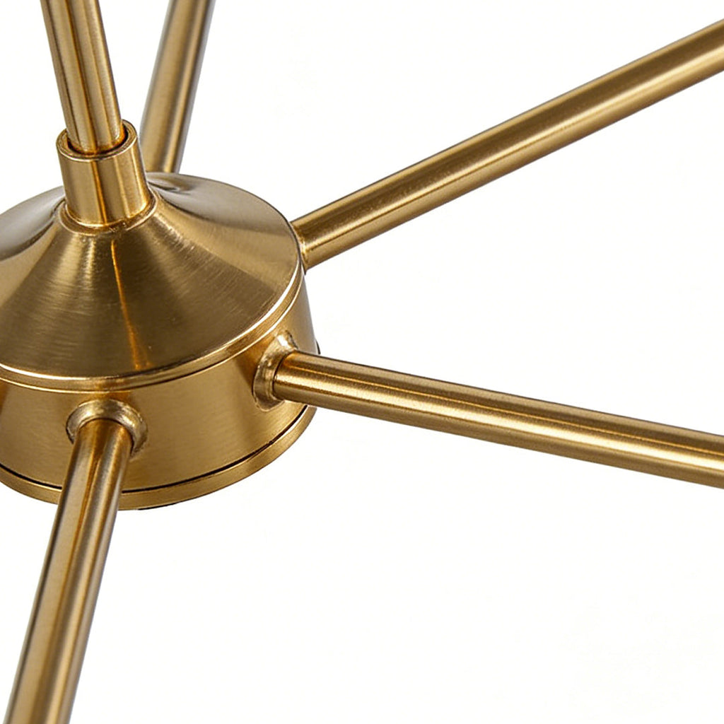 Black and Gold Vintage Chandelier Contemporary Ceiling Light