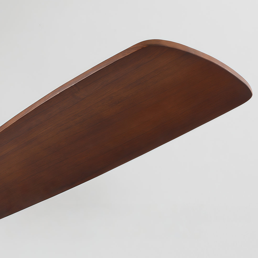 Ceiling Fan with Light Remote Control - Wooden 3-Blade Lamp