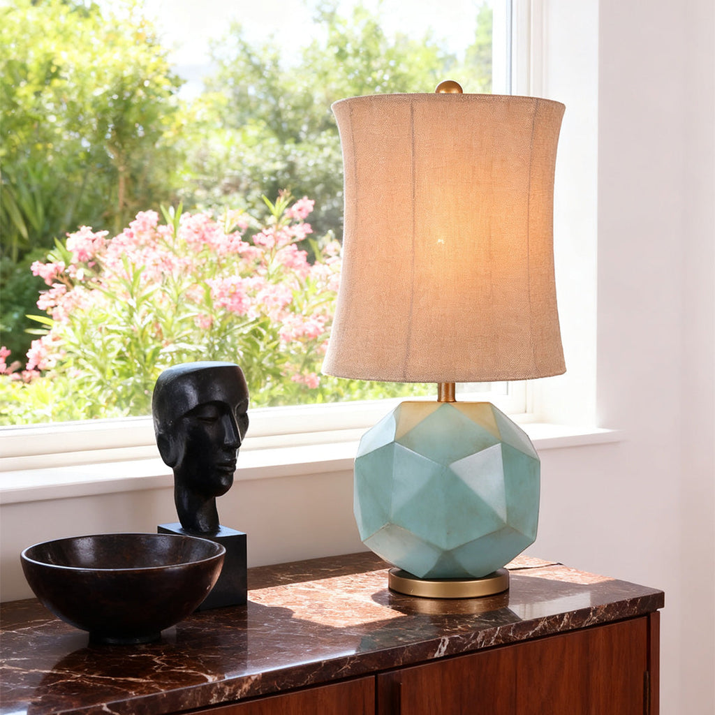 Modern Industrial Fabric Table Lamp - Stylish Decorative Lighting for Home & Office