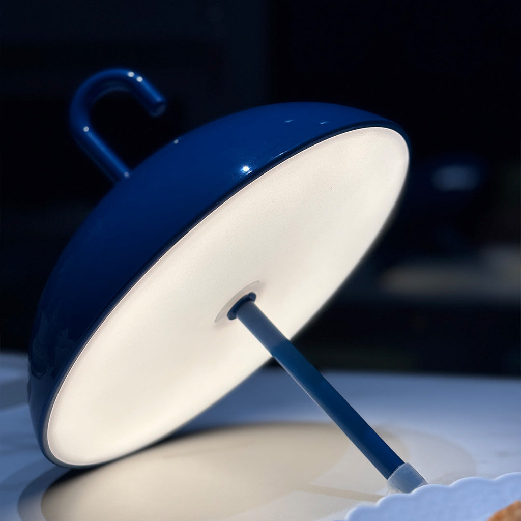 USB Rechargeable Dimmable LED Touch Table Lamp Portable Umbrella Light