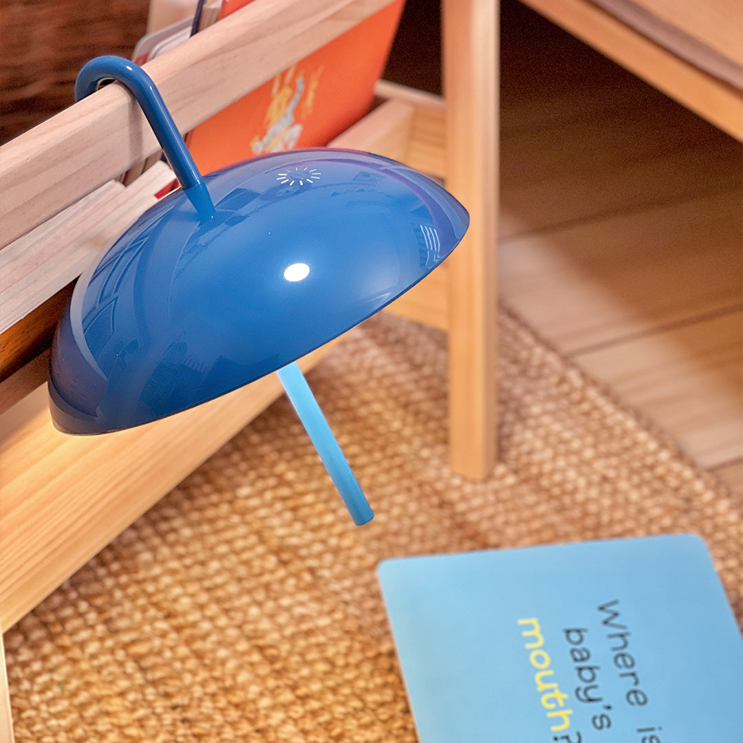 USB Rechargeable Dimmable LED Touch Table Lamp Portable Umbrella Light
