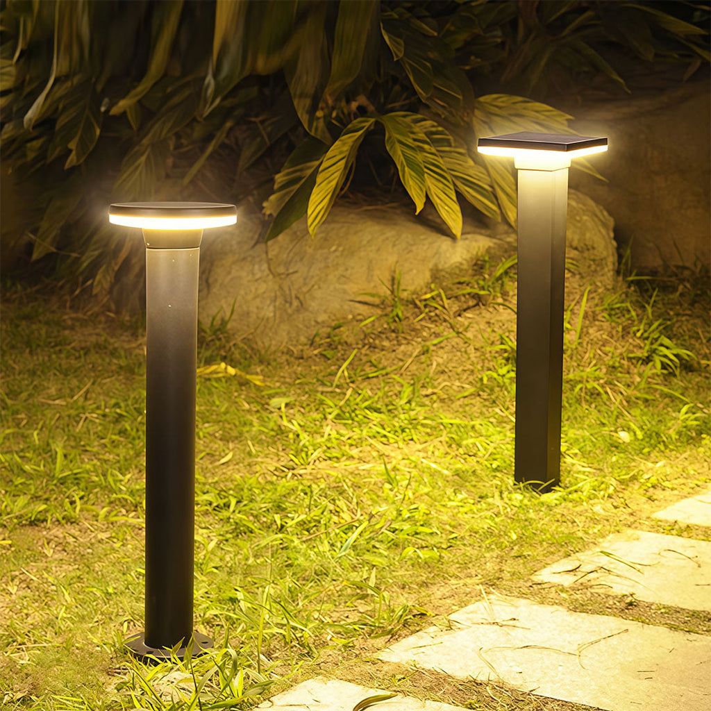 Bollard Pathway Lights Waterproof LED Minimalist Landscape Lighting