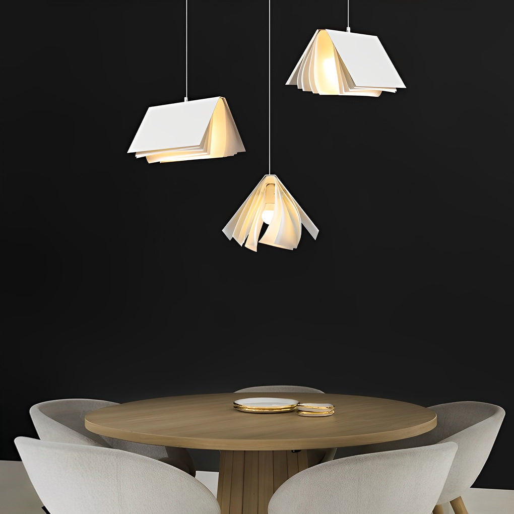 Book Pendant Light Modern Ceiling Fixture Creative Design