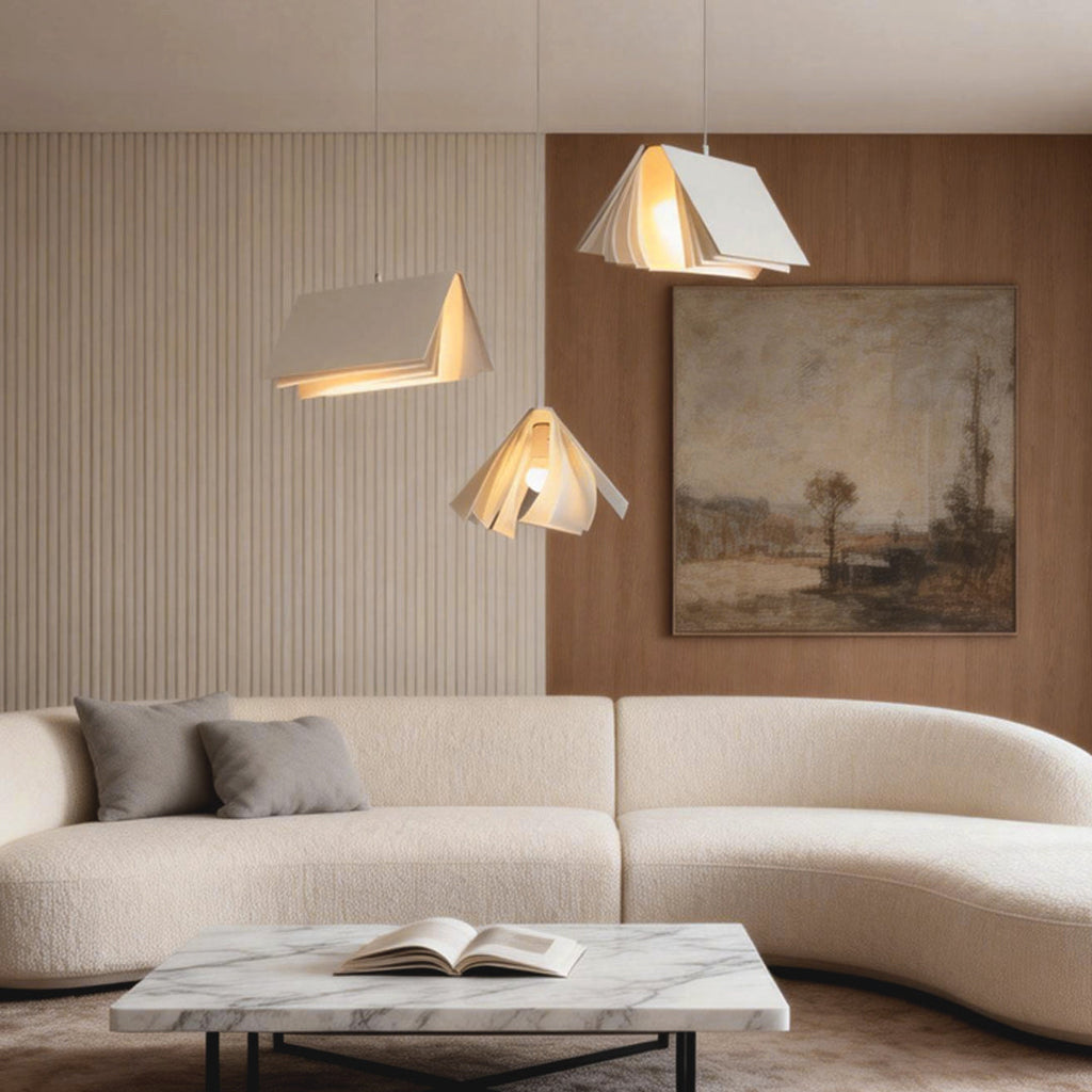 Book Pendant Light Modern Ceiling Fixture Creative Design