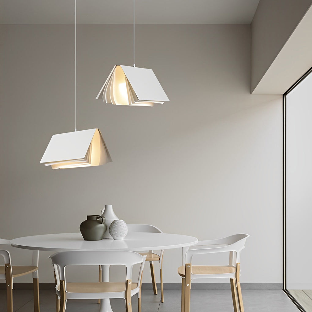 Book Pendant Light Modern Ceiling Fixture Creative Design