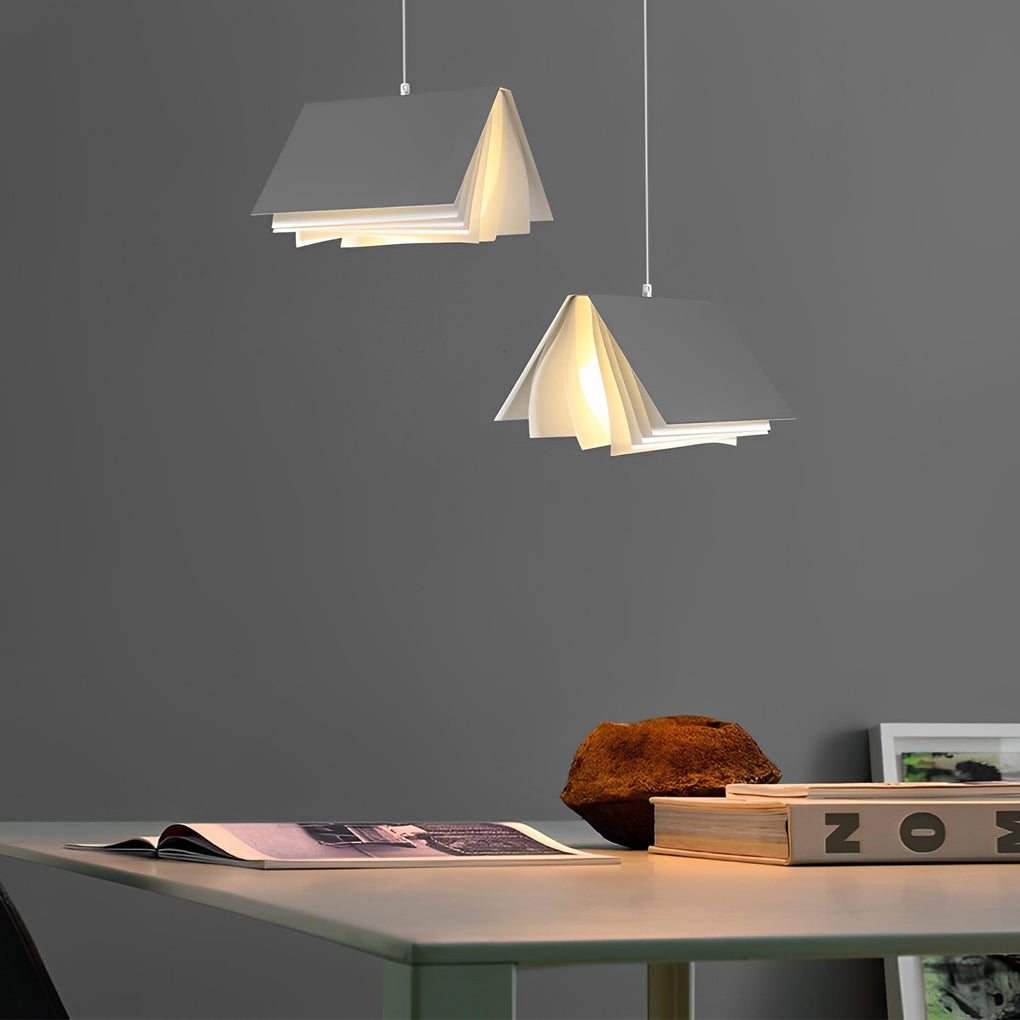 Book Pendant Light Modern Ceiling Fixture Creative Design
