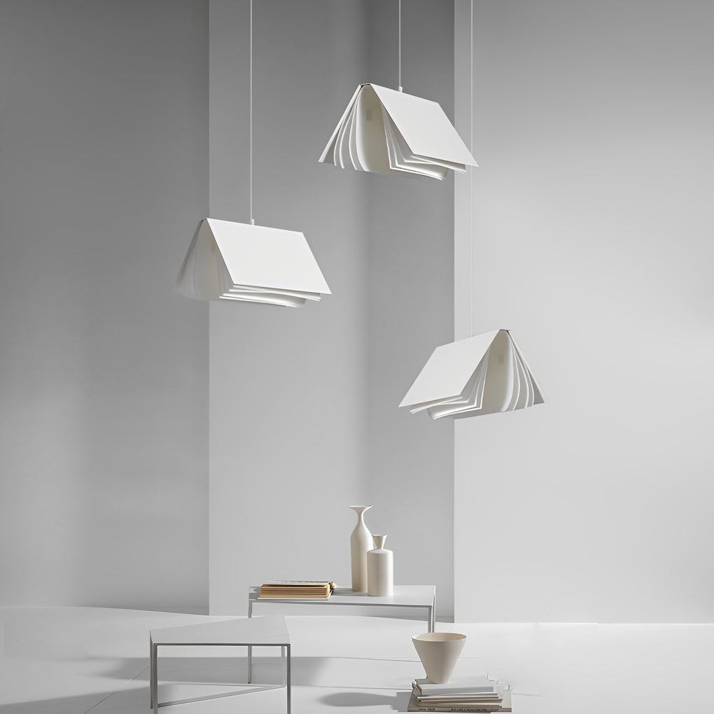 Book Pendant Light Modern Ceiling Fixture Creative Design