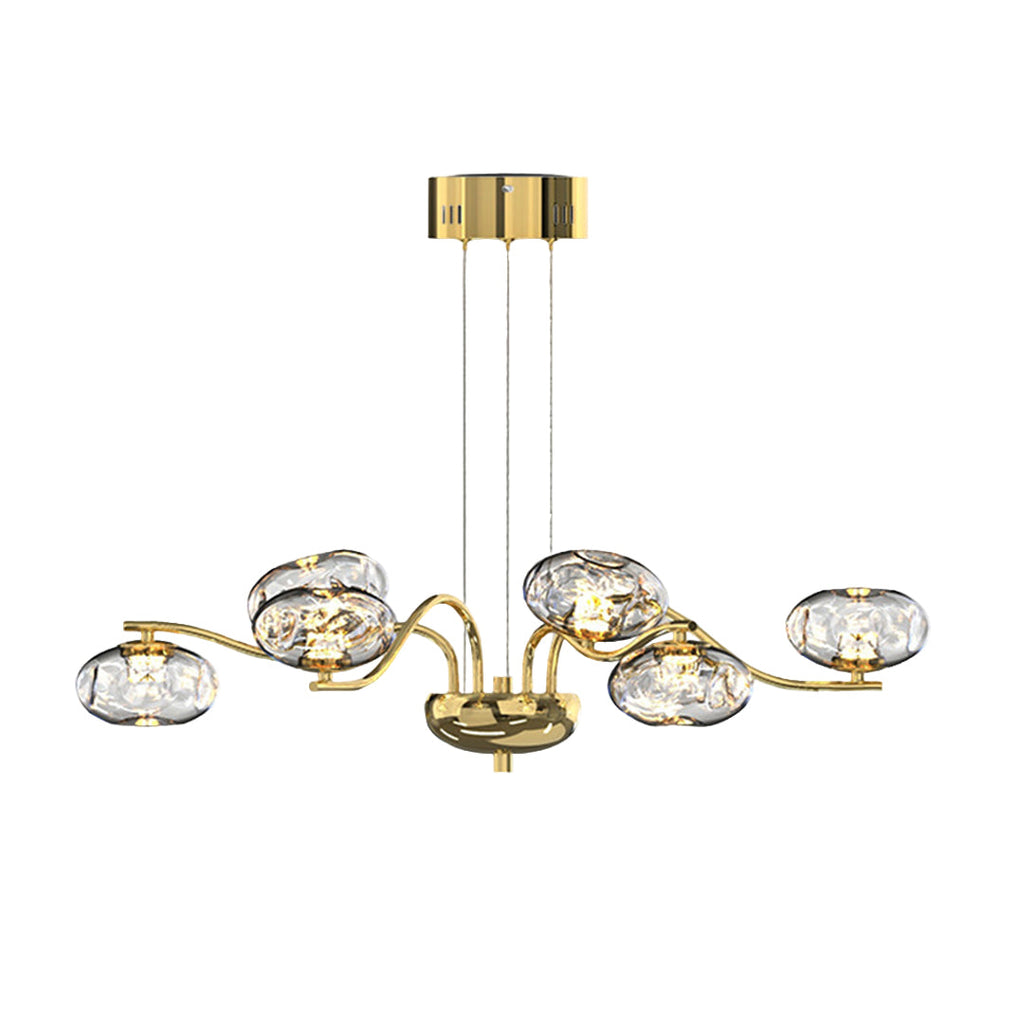 Modern Full Spectrum LED Chandelier - Magic Bean Glass Light