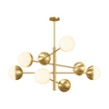Globe Light Chandelier - Modern Solid Copper Ceiling Fixture