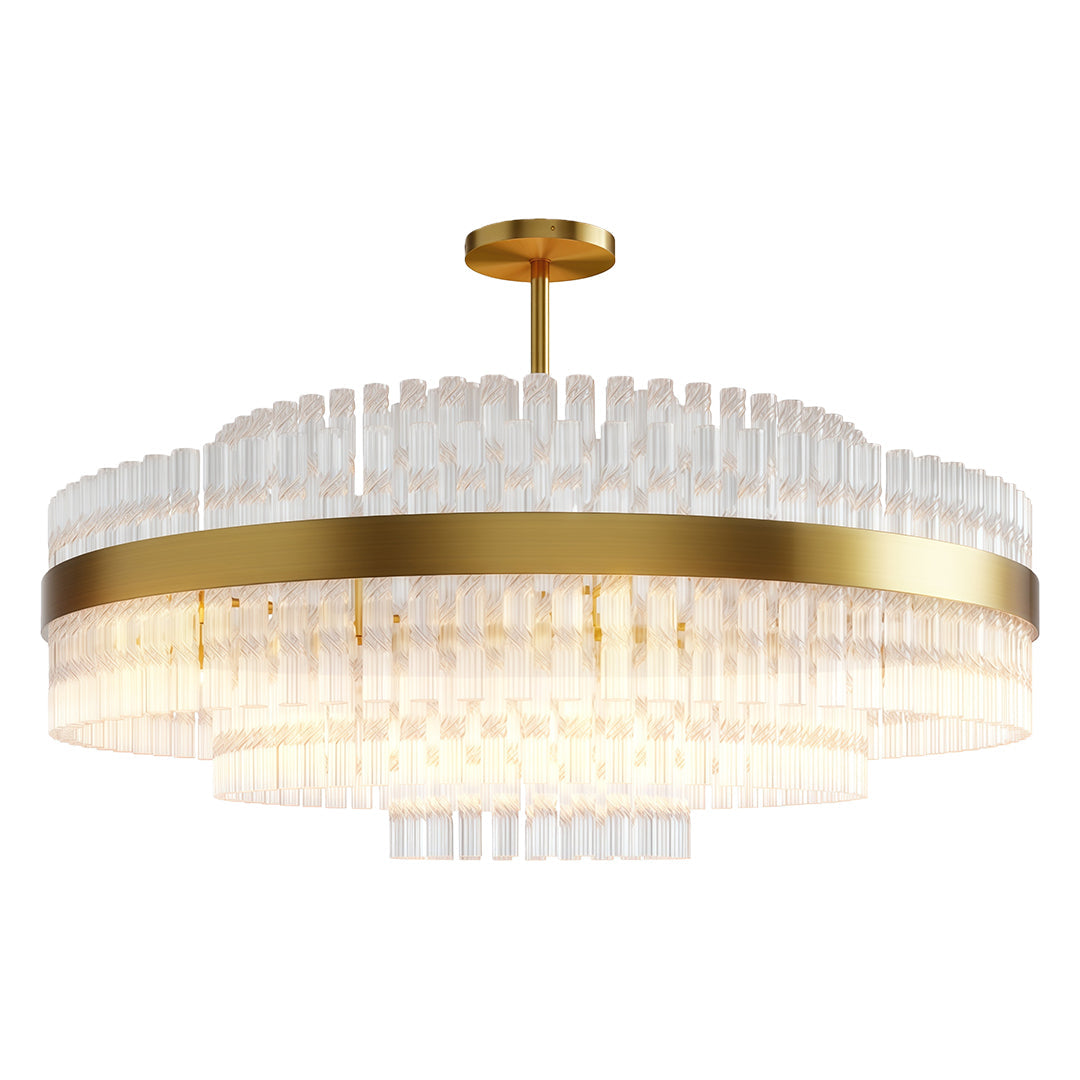 Industrial Modern Copper Chandelier - Luxury Ceiling Light Fixture