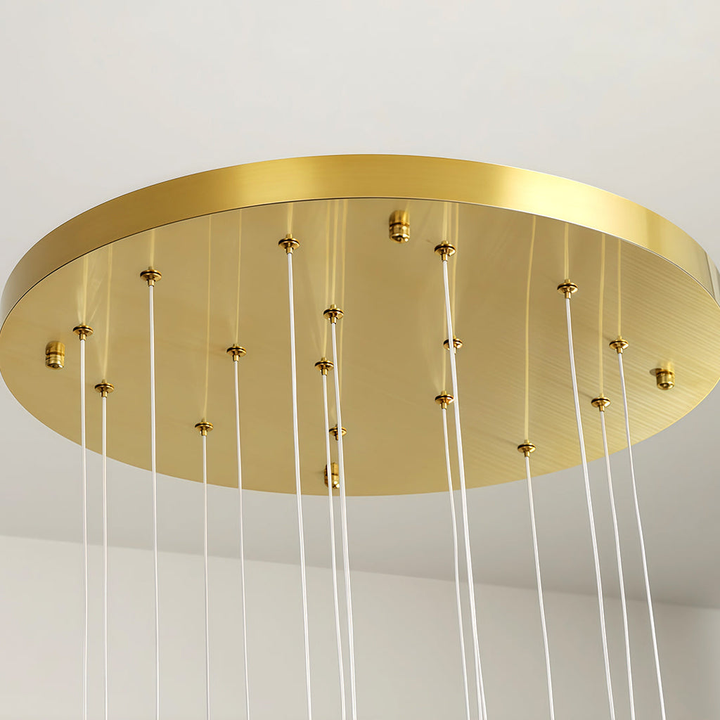 Ceramic Tulip Flower Luxury Chandelier Light