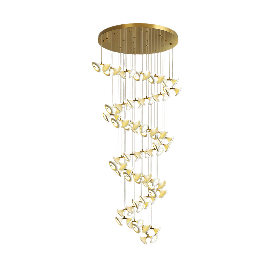 Ceramic Tulip Flower Luxury Chandelier Light