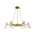 Modern Copper Ceiling Light Chandelier - Simple Elegance