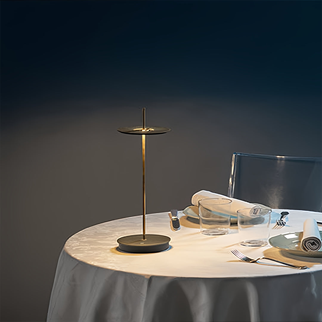 Dimmable Cordless Modern Metal Buffet Table Lamps - Portable Lighting Solutions