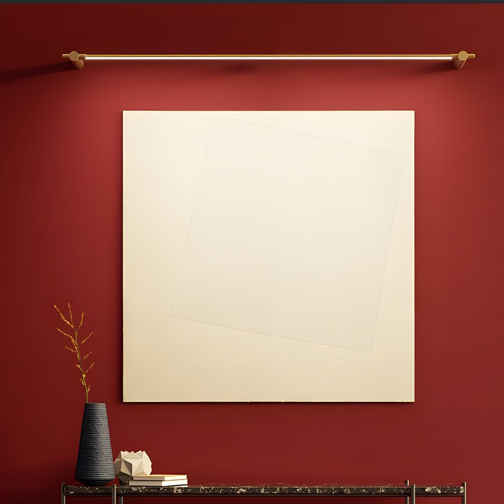 Brass Linear LED Bathroom Vanity Light 35.4’’ & 47.2’’ Elegant Mirror Lighting Modern Bathroom Light Fixture Energy-Efficient LED Lighting for Home Decor Luxury Bathroom Lighting Brushed Brass Finish Stylish Wall Sconce for Vanity Mirror Contemporary Bath