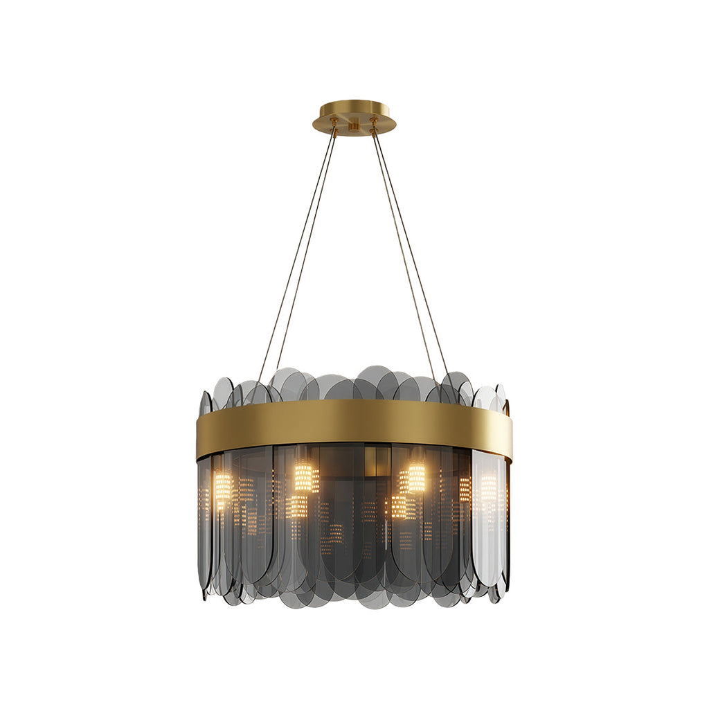 Modern Traditional Luxury Glass Chandelier Ceiling Light