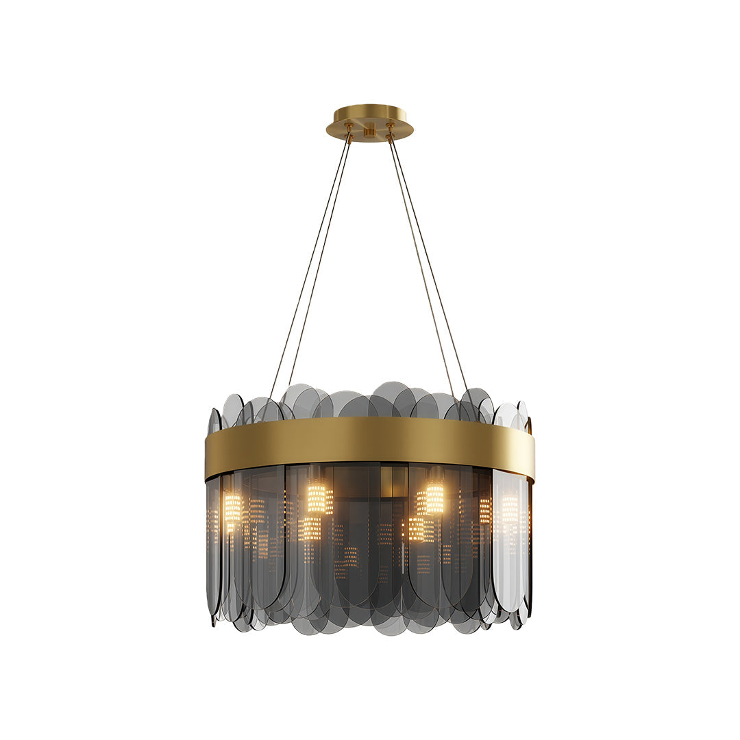 Modern Traditional Luxury Glass Chandelier Ceiling Light
