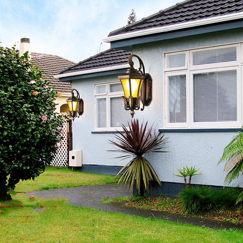 Copper Wall Sconce Outdoor Waterproof European-Style Lighting